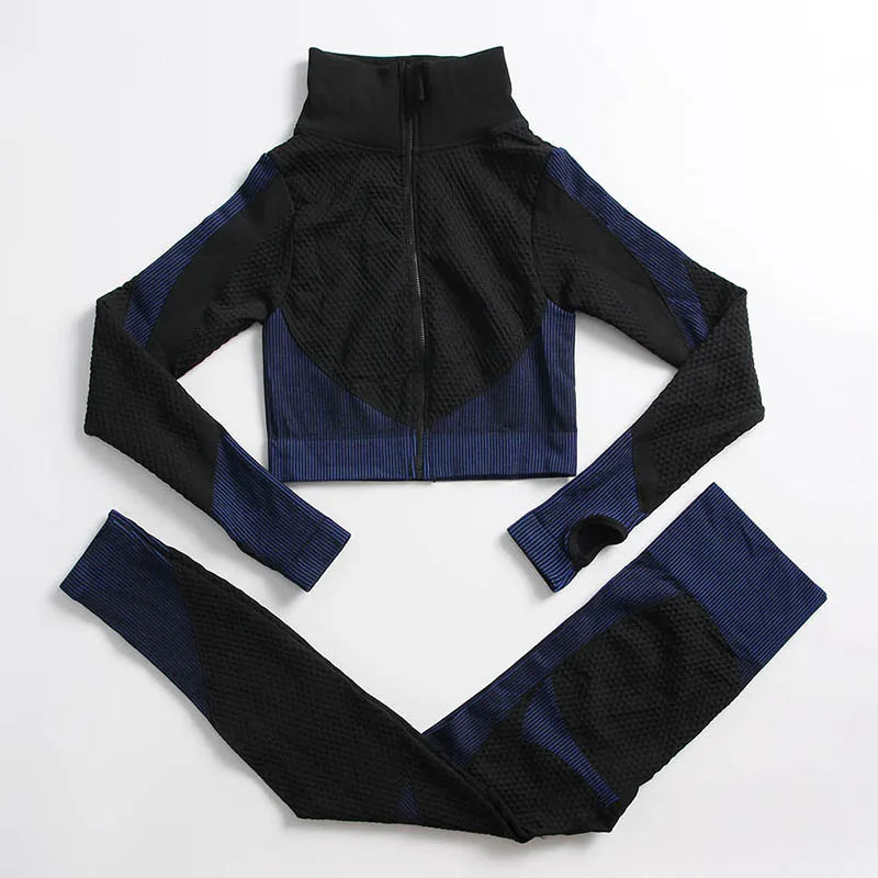 Premium 3-Piece Seamless Yoga & Sport Workout Set