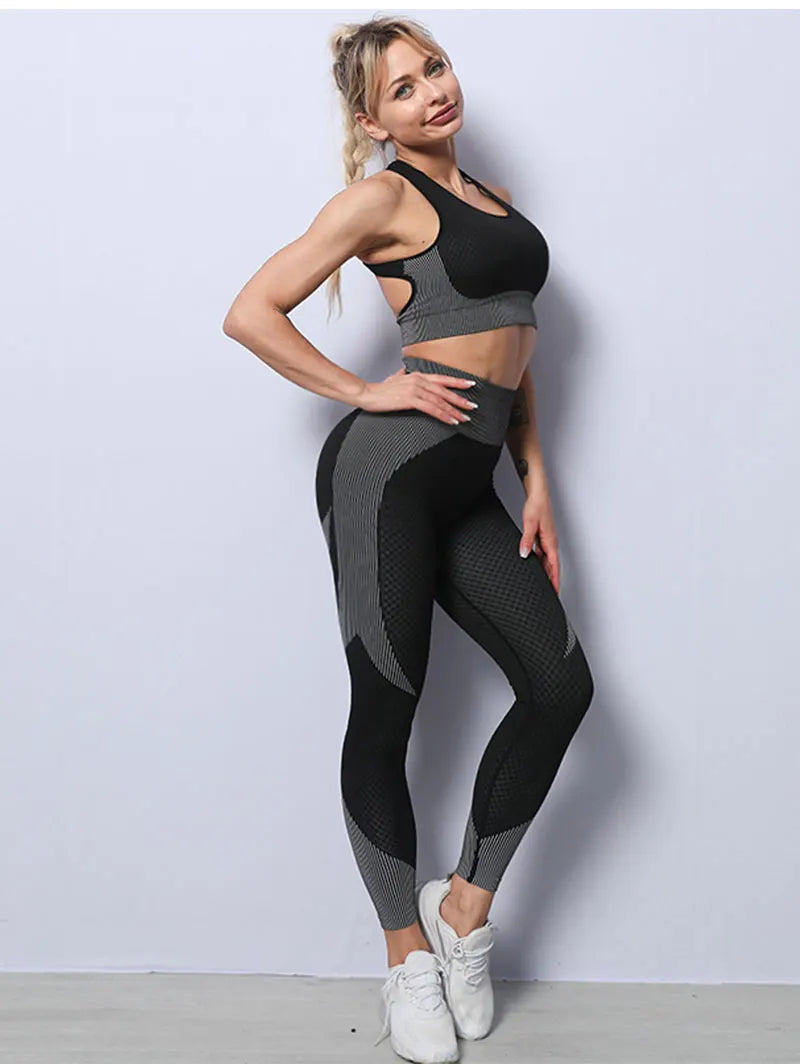 Premium 3-Piece Seamless Yoga & Sport Workout Set