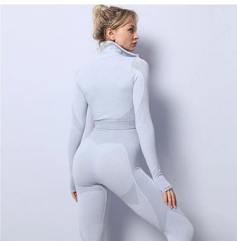 Premium 3-Piece Seamless Yoga & Sport Workout Set