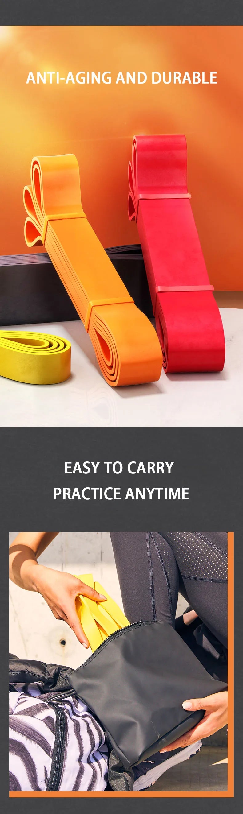 Premium Heavy-Duty Resistance Loop Bands | Pull-Up Assistance & Strength Training Bands
