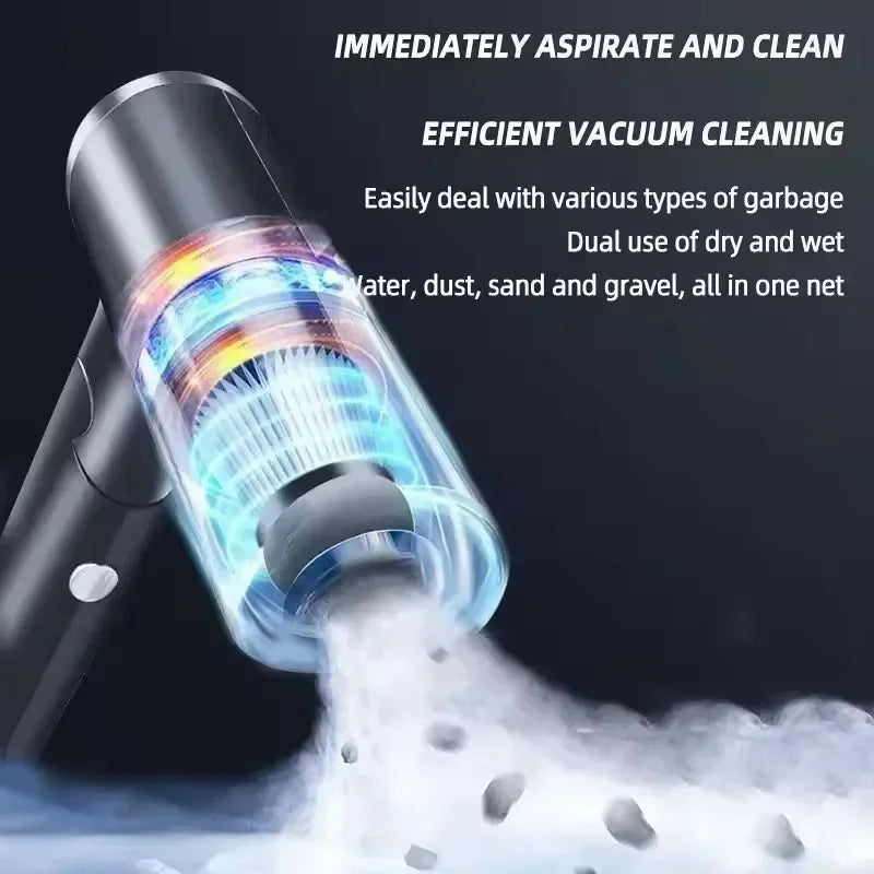 4-in-1 High-Power Wireless Car Vacuum & Blower