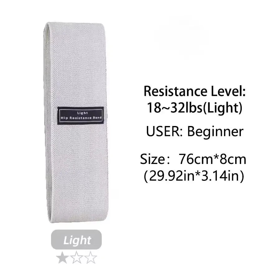 Premium Non-Slip Fabric Resistance Bands – Glute & Thigh Workout Loops⁠