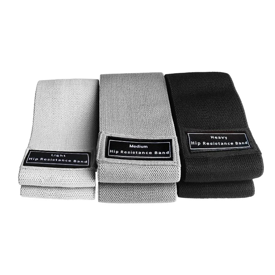 Premium Non-Slip Fabric Resistance Bands – Glute & Thigh Workout Loops⁠