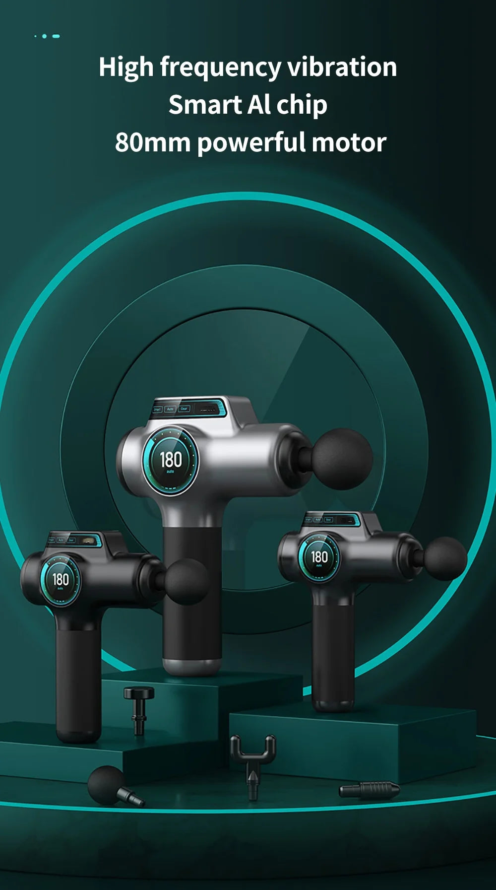 Pro 99-Speed Deep Tissue Massage Gun | Professional Muscle Recovery Massager