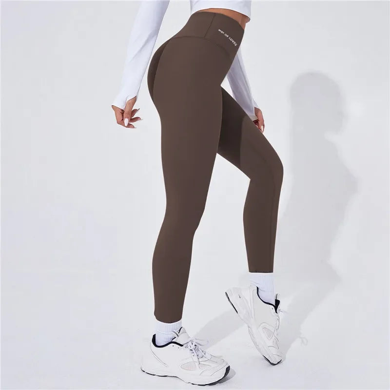 High-Waist Thermal Seamless Push-Up Leggings⁠