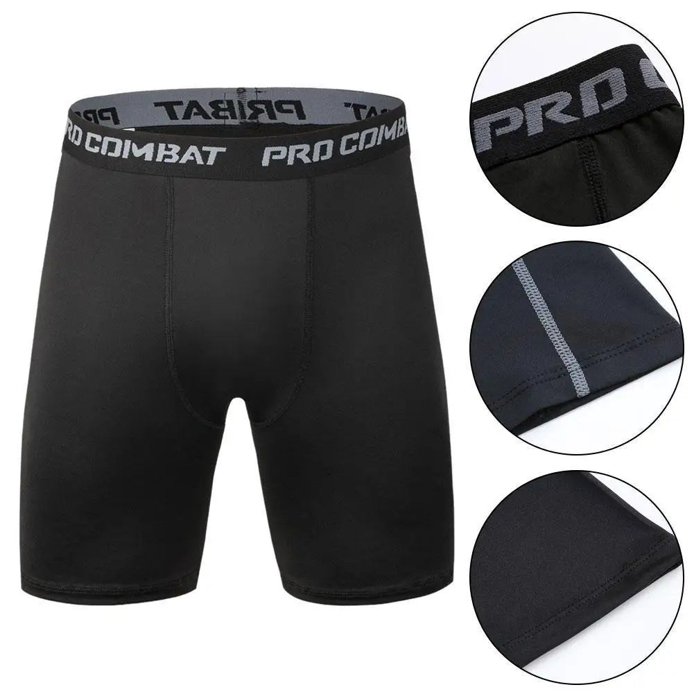 Men’s Pro Athletic Compression Shorts | Quick-Dry Workout Tights