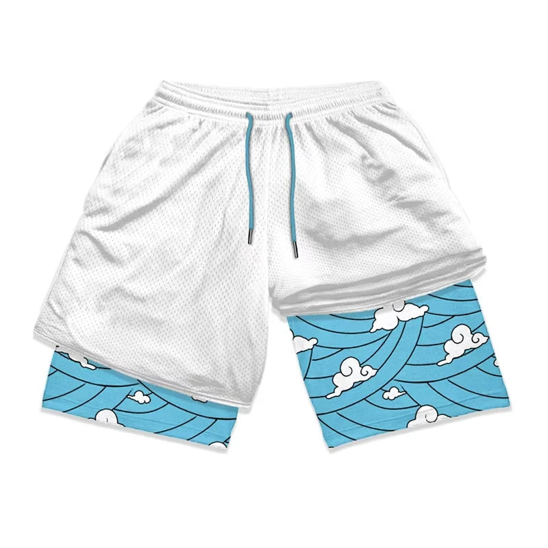 Alpha Performance 2-in-1 Athletic Gym Shorts