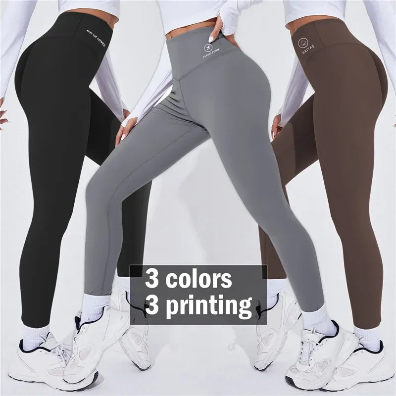 High-Waist Thermal Seamless Push-Up Leggings⁠