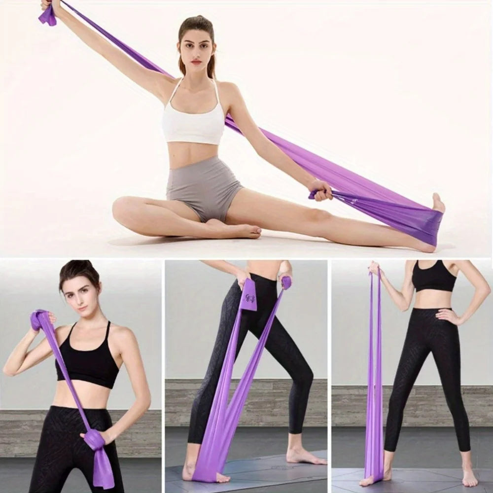 Premium Yoga Resistance Bands | 3-Piece Elastic Stretching Set