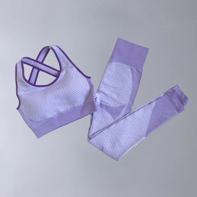 Premium 3-Piece Seamless Yoga & Sport Workout Set