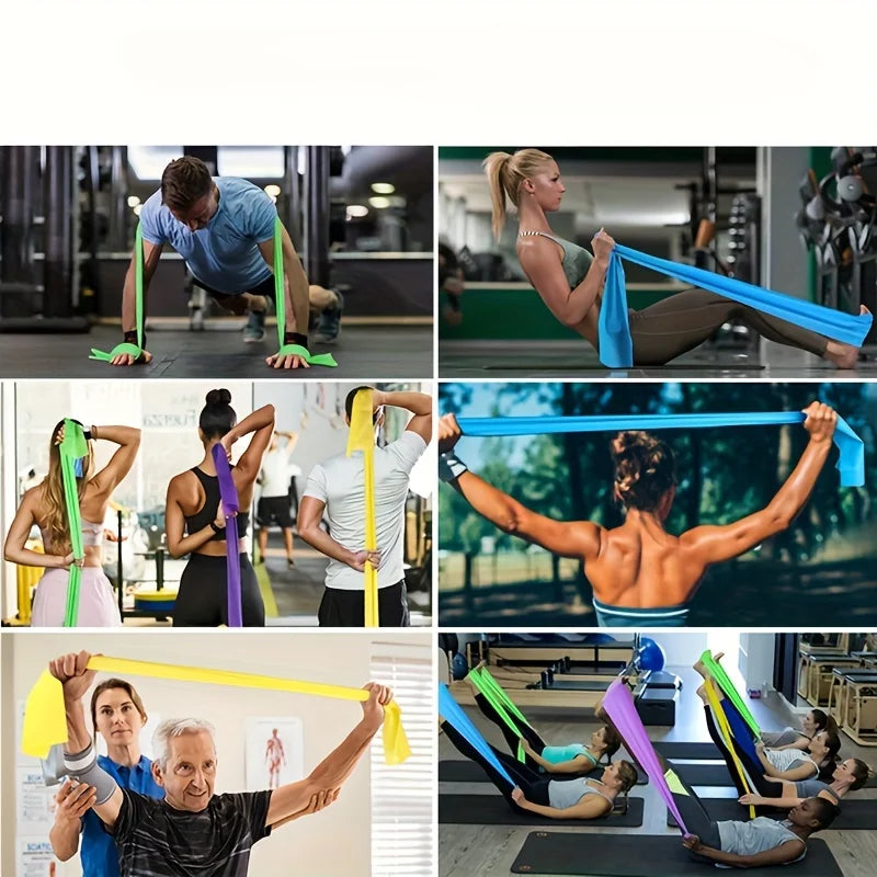 Premium Yoga Resistance Bands | 3-Piece Elastic Stretching Set