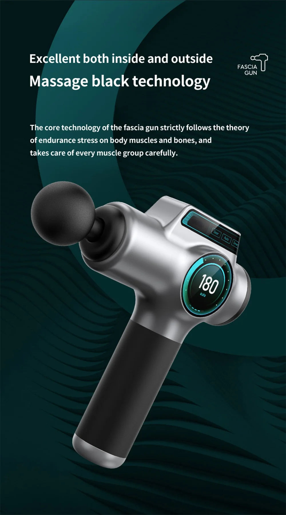 Pro 99-Speed Deep Tissue Massage Gun | Professional Muscle Recovery Massager