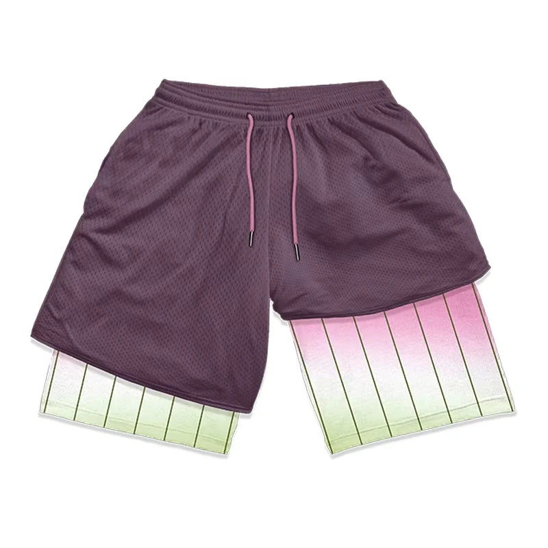 Alpha Performance 2-in-1 Athletic Gym Shorts