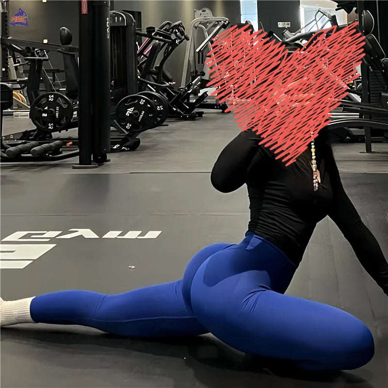 YEAE High-Waist Seamless Gym Leggings – Squat-Proof Scrunch Butt Workout Tights