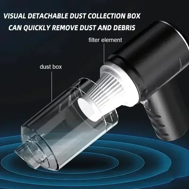 4-in-1 High-Power Wireless Car Vacuum & Blower