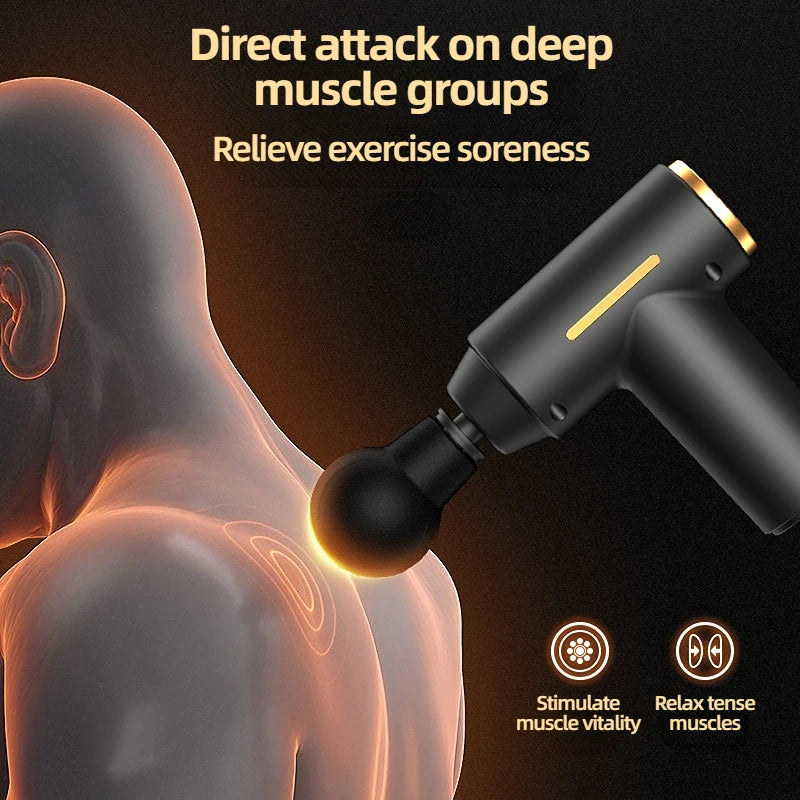 Pro-Release Mini Muscle Massage Gun & Deep Tissue Massager⁠