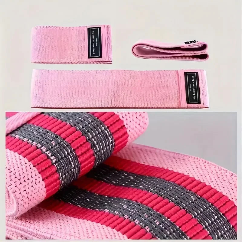 Premium Anti-Slip Fabric Resistance Bands