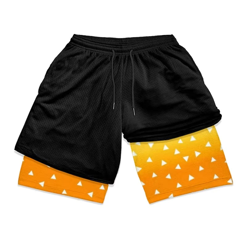 Alpha Performance 2-in-1 Athletic Gym Shorts
