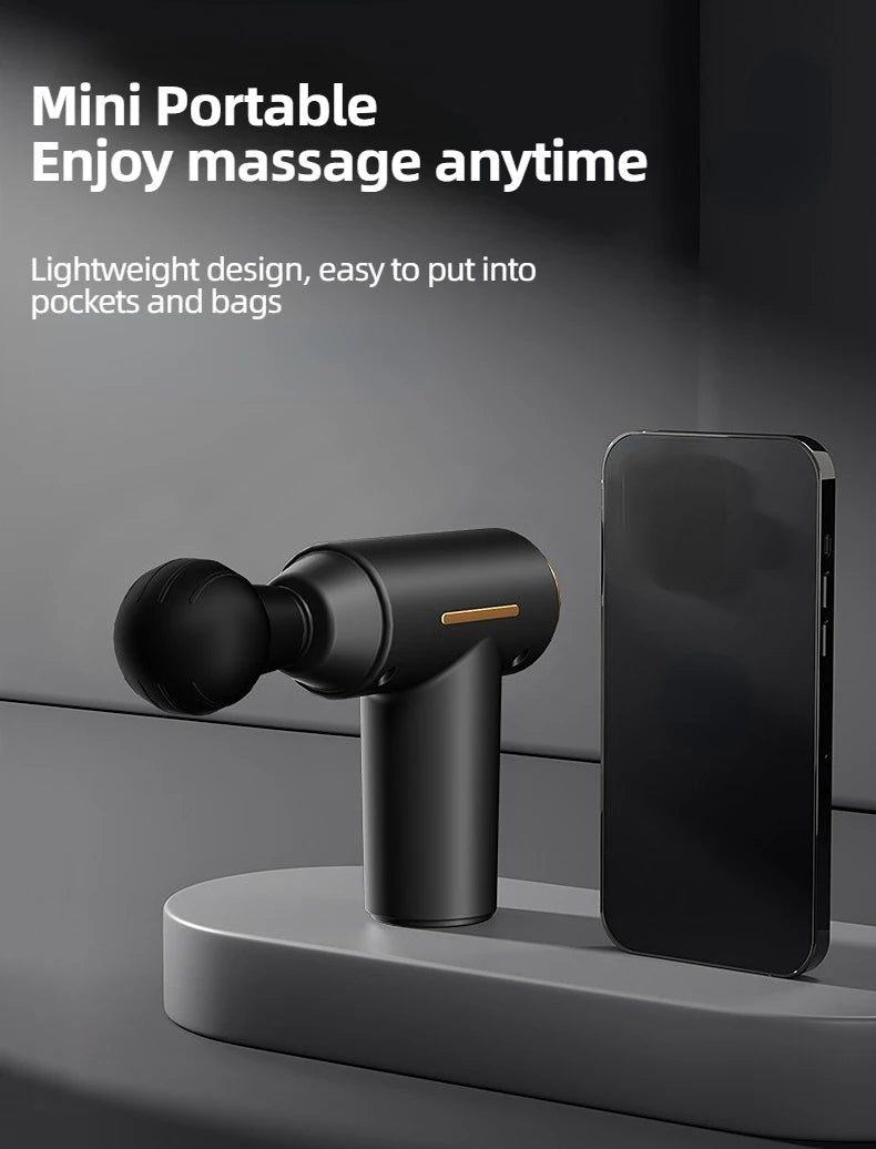 Pro-Release Mini Muscle Massage Gun & Deep Tissue Massager⁠