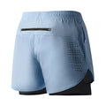Men's Laser-Cut 2-in-1 Premium Running Shorts