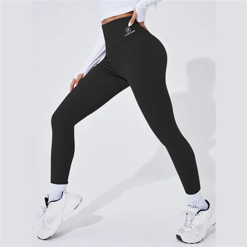 High-Waist Thermal Seamless Push-Up Leggings⁠
