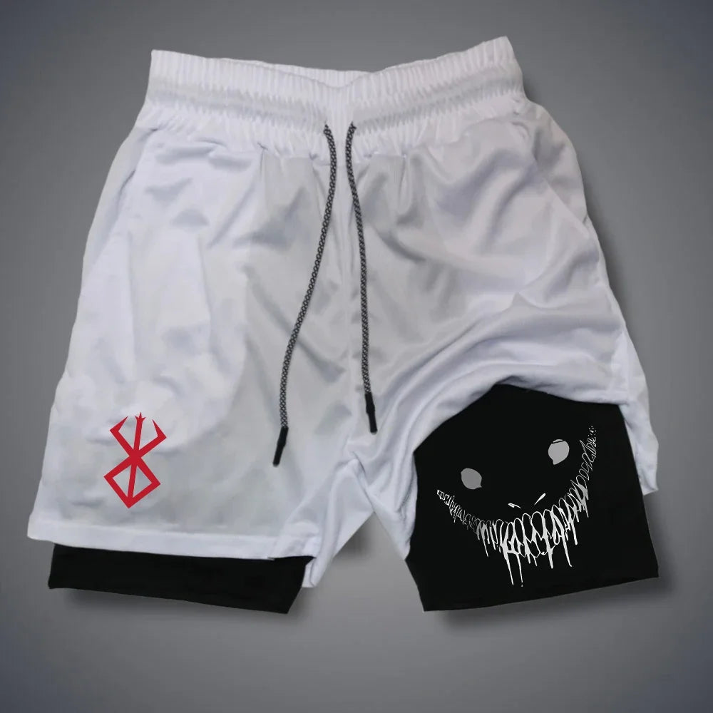 Men's Pro 2-in-1 Athletic Workout Shorts