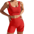 Seamless High-Waisted Workout Set