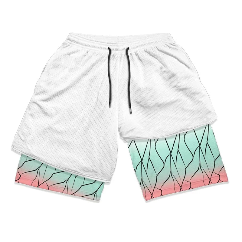 Alpha Performance 2-in-1 Athletic Gym Shorts