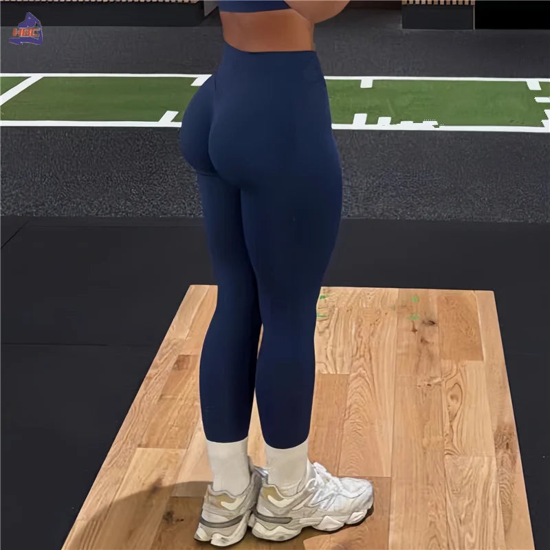 YEAE High-Waist Seamless Gym Leggings – Squat-Proof Scrunch Butt Workout Tights