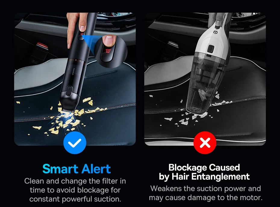 A5 Pro Ultra Wireless Car Vacuum Cleaner
