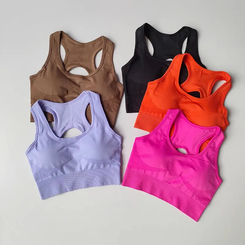High-Waist Seamless Yoga Sport Workout Set⁠