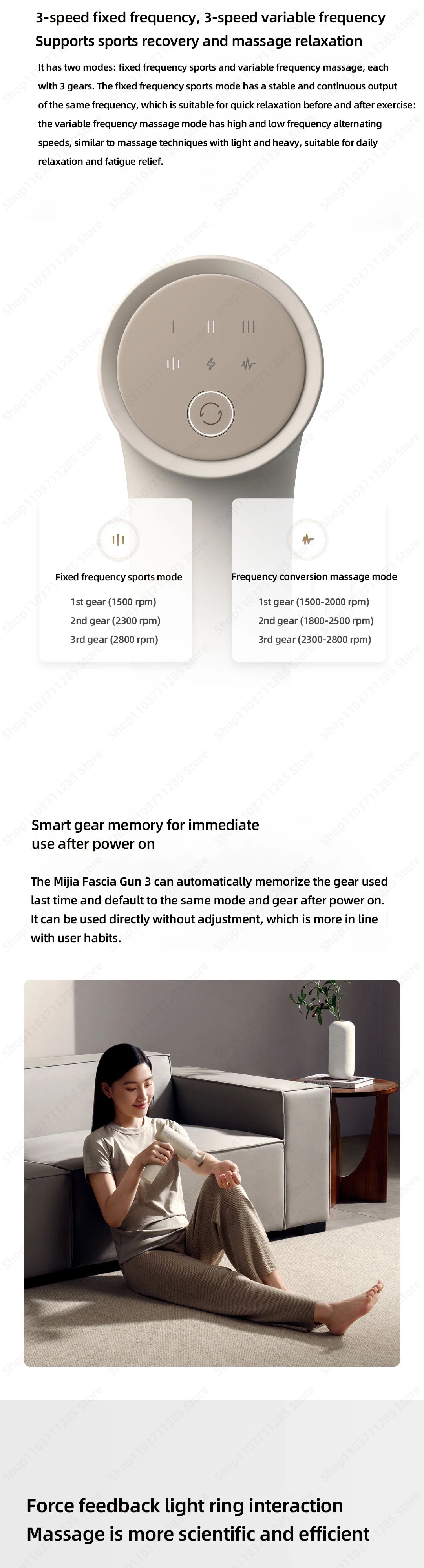 Xiaomi Mijia Pro Fascia Gun 3 – Deep Tissue Smart Muscle Massager⁠