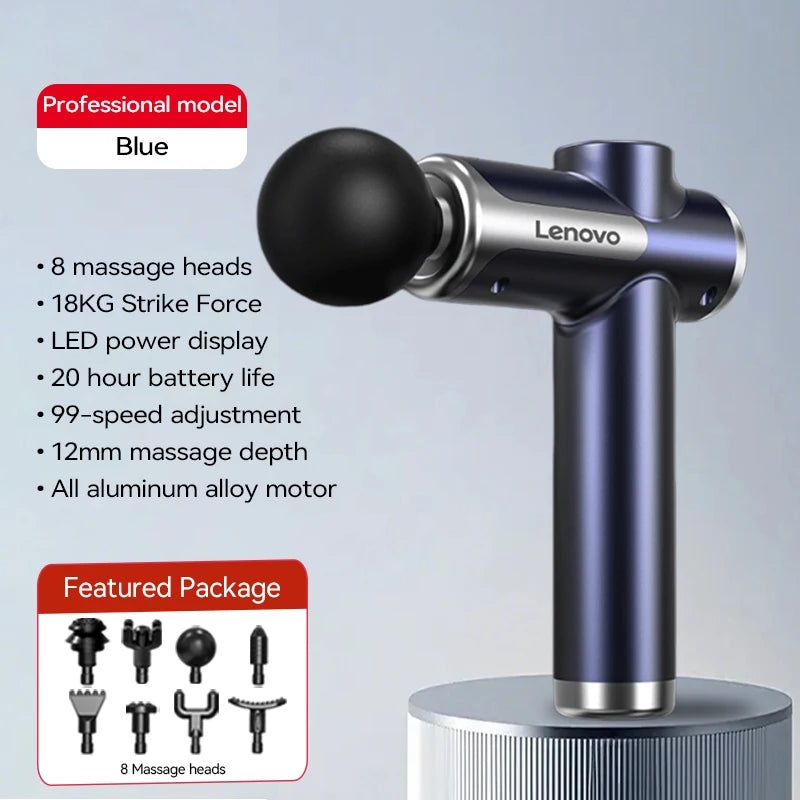 Lenovo Pro Power Wireless Massage Gun – Deep Tissue Percussion Massager⁠