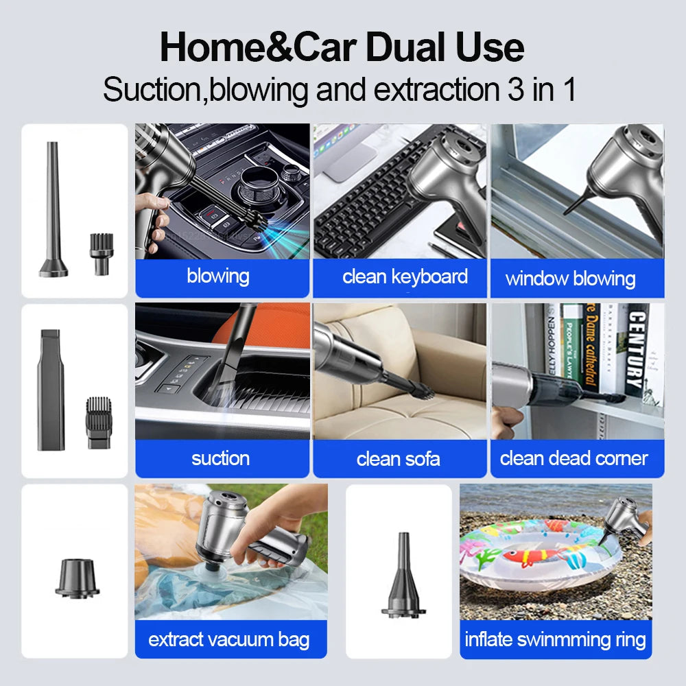 Pro-Storm Brushless 3-in-1 Handheld Car Vacuum