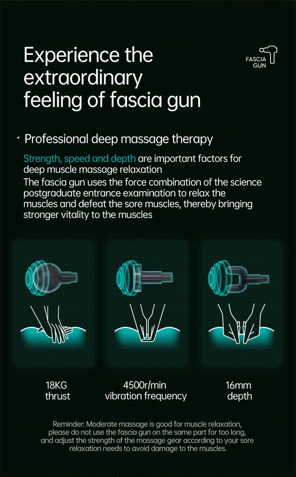 Pro 99-Speed Deep Tissue Massage Gun | Professional Muscle Recovery Massager