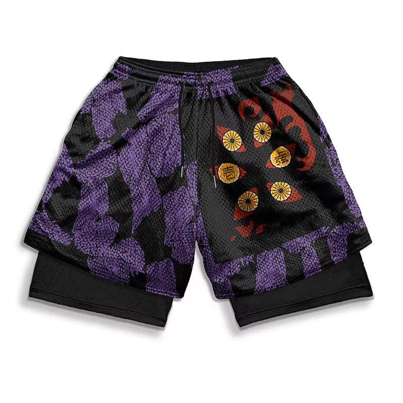 Alpha Performance 2-in-1 Athletic Gym Shorts