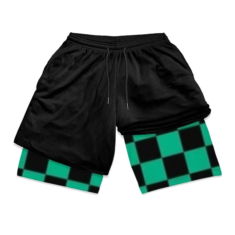 Alpha Performance 2-in-1 Athletic Gym Shorts