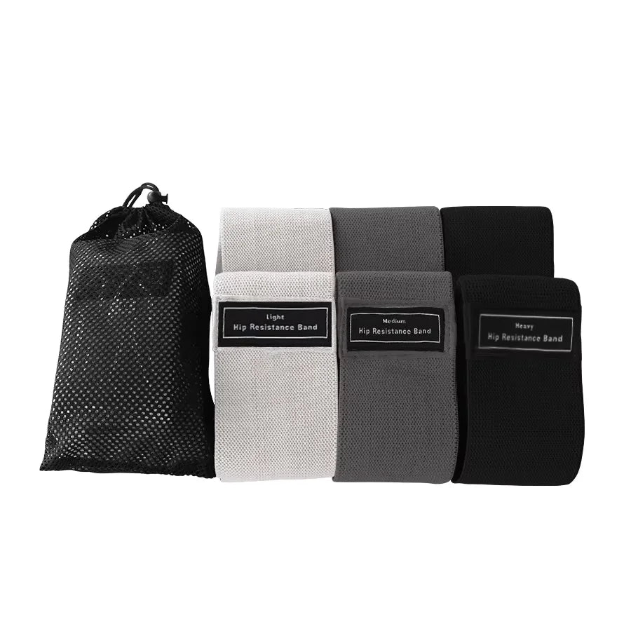 Premium Non-Slip Fabric Resistance Bands – Glute & Thigh Workout Loops⁠