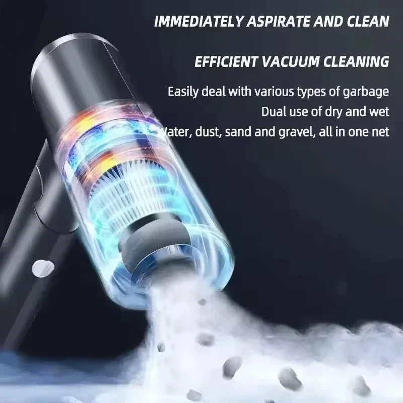 4-in-1 High-Power Wireless Car Vacuum & Blower