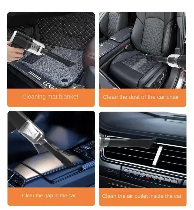 4-in-1 High-Power Wireless Car Vacuum & Blower
