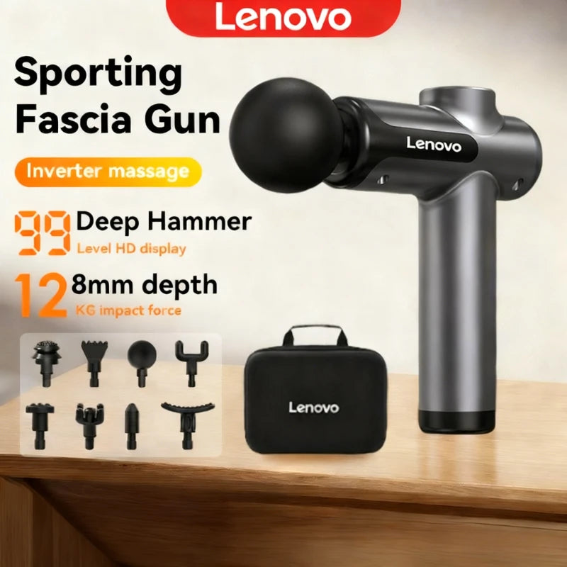Lenovo Pro Power Wireless Massage Gun – Deep Tissue Percussion Massager⁠