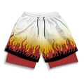 Alpha Performance 2-in-1 Athletic Gym Shorts