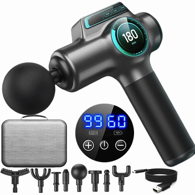 Pro 99-Speed Deep Tissue Massage Gun | Professional Muscle Recovery Massager