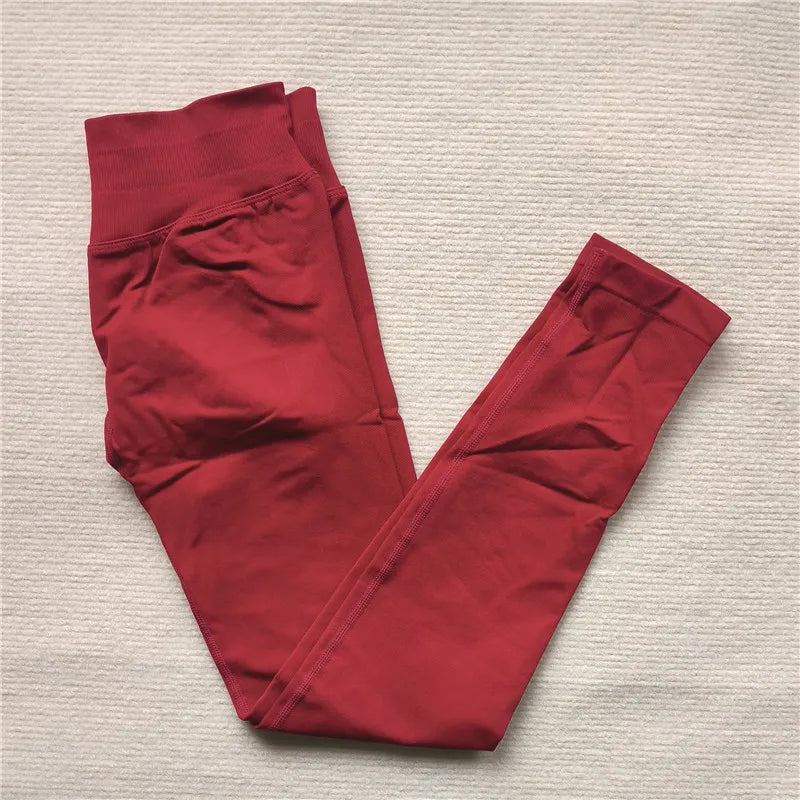 YEAE High-Waist Seamless Gym Leggings – Squat-Proof Scrunch Butt Workout Tights