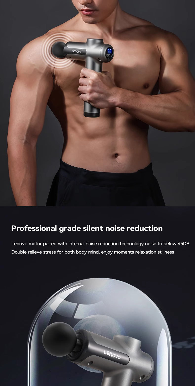 Lenovo Pro Power Wireless Massage Gun – Deep Tissue Percussion Massager⁠